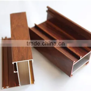 Wooden Color/the Best Quality Aluminium Frame for Window thumbnail-1