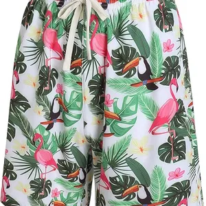 Swim Trunks for Men Quick Dry Board Shorts With Zip Pockets Bathing Suits Beach Swimwear thumbnail-1