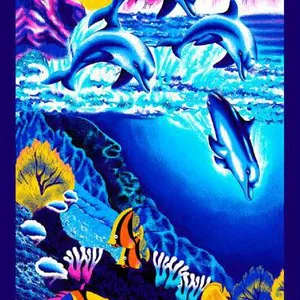 Vibrant Sea Life Beach Towels Microfiber Printed Beach Towels/Printing Beach Towels thumbnail-1