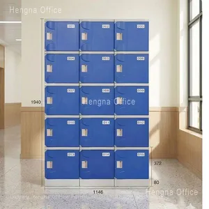 9-Section ABS Locker FLC06 for Clinic Staff — Easy-Clean Surfaces, CE Certified, No Rust thumbnail-5