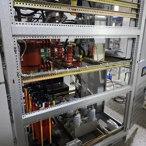 Hoteam 11kv 80kvar-2400kvar IP3X Capacitor Bank Forced Air Cooling Power Factor Automatic Power Power Distribution thumbnail-3