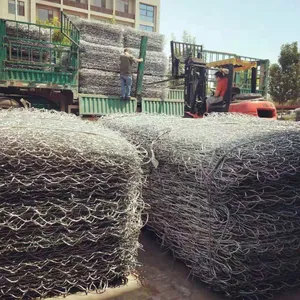 Lianqi Network Industry [galfan/galvanized/plastic-coated Options Available] Reno Mattresses, Ecological Slope Protection Cages for River Channel Treatment thumbnail-5