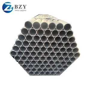 Q195 Galvanized Round Fence Steel Pipe Galvanized Scaffolding Steel Tube g I Pipe thumbnail-2