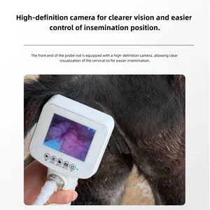 Artificial Insemination Kit for Horse Digital Livestock AI Gun Pregnancy Rate With Camera Screen Liquid Nitrogen Container thumbnail-3
