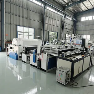 Full Automatic Toilet Paper Making Machine High Speed Tissue Rewinding Production Line for Factory PLC Control thumbnail-3