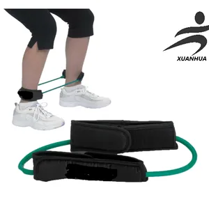 Anti-slip Padding for Leg Resistance Bands and Exercise Ropes Ankle Cuffs – a Portable Fitness Device for Use at the Gym or at Home thumbnail-1