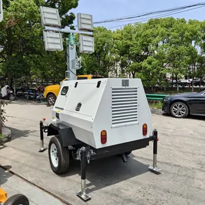Mobile Light Tower | Portable Construction Lighting Tower thumbnail-4