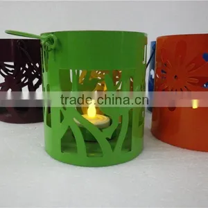 Candle Lantern,metal Lantern,metal Hurricane Lamp for Garden Decor thumbnail-2