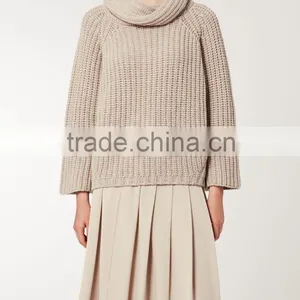 Ladies' Long Sleeve Pullover Sweater thumbnail-1