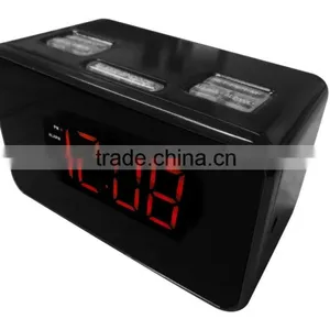 Red LED Backlight PLL Dual Alarm Projector Clock Radio thumbnail-3