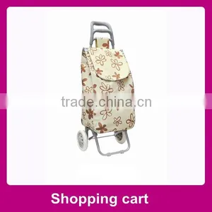 600D Oxford Supermarket Shopping Cart With Chair thumbnail-1