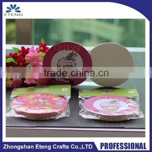HOT Selling Full Color Custom Paper Printed Drinks Coasters Quality Choice thumbnail-1