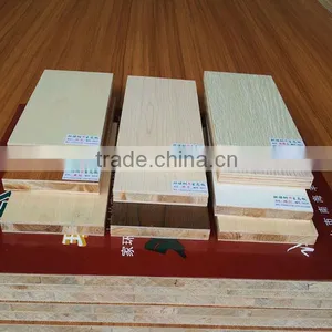 China Melamine Blockboard(paper Overly Blockboard) for Furniture thumbnail-1