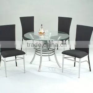 Modern Dining Set/ Black Sofa Dining Set thumbnail-1