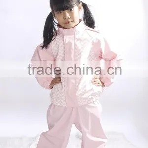 2015 ODM New Fashion Design Kids pu Rainwear thumbnail-1