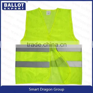 Mesh Polyester Fluorescent Fabrics High Visibility Reflective Vest thumbnail-2