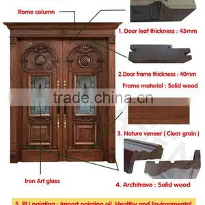 Iron Craft Solid Wood Entry Door thumbnail-2