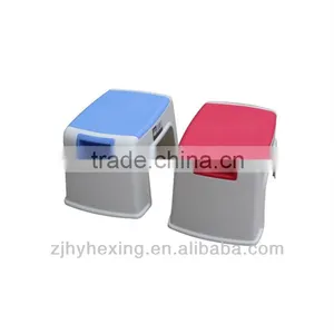 Hand-held Multicolor Square Plastic Stool thumbnail-1