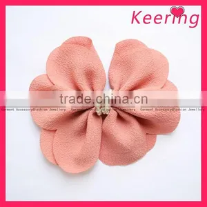 Sew on Fabric Flower Applique for Dress WPH-1281 thumbnail-1