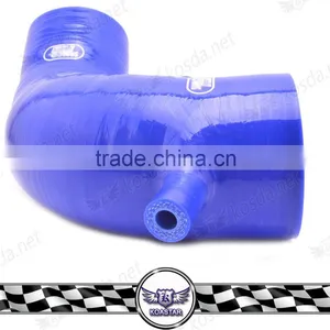 Silicone Hose Induction Hose, Blue Silicone Rubber Hose Air Intake Pipe, High Temperature Silicone Hose thumbnail-1