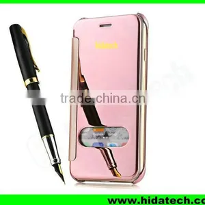 Hot Selling Smart Visible Flip Leather Phone Case for IPhone6 6s Leather Pouch thumbnail-5