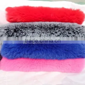 Multicolor Genuine Rex Rabbit Fur Plate for Garment /ihpone Covers thumbnail-3