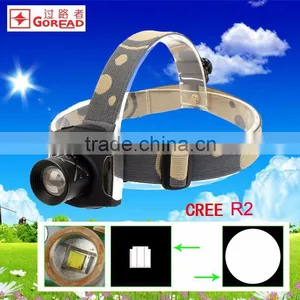 Goread GD17 High Bright Focusable Zoom 1000mAH Rechargeable Battery R2 LED Head Lamp thumbnail-1