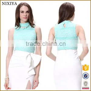 Elegant Lace Tops Women 2016 Latest Ladies Lace Tops Latest Design thumbnail-1