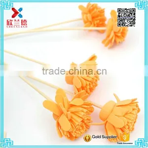 2016 Orange Color Fashion Aroma Diffuser Handmade Sola Wood Flower thumbnail-1