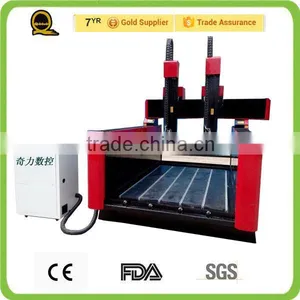 Two Heads Water Spindle Cooling Stone Carving Cnc Machine for Sale thumbnail-2