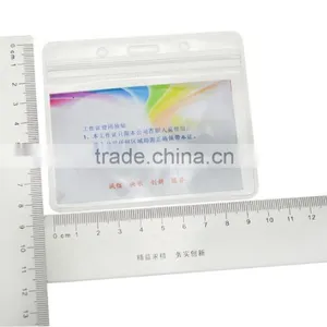Clear PVC ID Card Working Card Badge Holder thumbnail-2