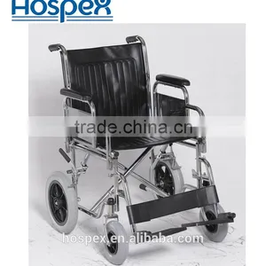 Most Hot Quality Wheelchair Black Leather Seat Electric Wheelchair thumbnail-1