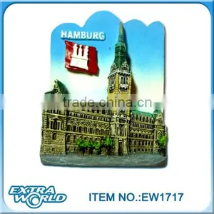 Germany Hamburg Resin Souvenir Magnets thumbnail-1