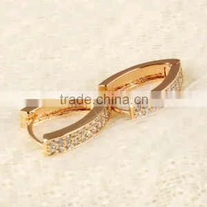 Copper Jewellery Attractive Design Zircon Earring for Women Quality Choice thumbnail-3