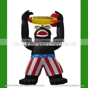 2015 Guangzhou China Hot Sale Inflatable Gorilla Cartoon H7-0104 thumbnail-1