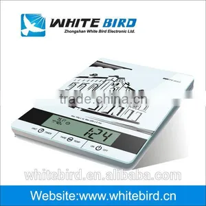 5kg/1g LCD Electronic Digital Tempered Glass Kitchen Scale thumbnail-3