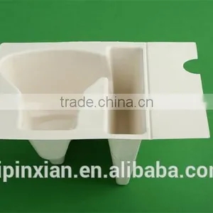 Professional Customized Biodegradable Clamshell Cosmetic Blister Packaging With Bagasse thumbnail-3