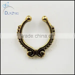 Fashion Hot Sale Simple Septum Clicker Nose Rings thumbnail-2
