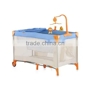 Good Quality European Standard Playpen Baby Playpen Baby Playyard Travel Cot thumbnail-3