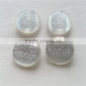 New Styles Fashionable Custom Popular Resinic Button ,glitter Button thumbnail-3