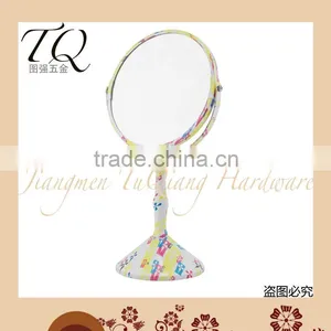 6 Inch Chrome Metal Magnifying Bath Mirror thumbnail-1