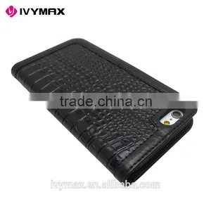 High Quality Luxury Crocodile Bling PU Leather Wallet Flip Pouch Cover Case Alligator Sparkle Wallet Case for Iphone 6 thumbnail-4