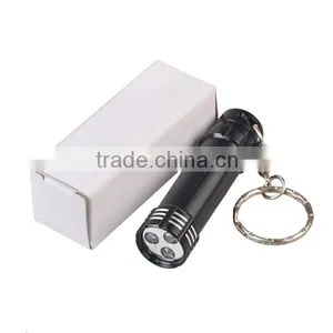 Ultra Bright 3 LED Light Customized Mini Keychain Flashlight thumbnail-5
