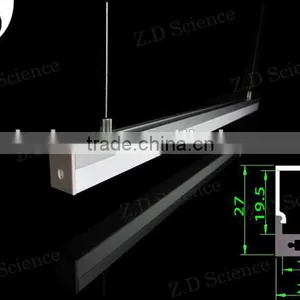 Square Aluminum Profile Extrusion for Pendant Lights Use thumbnail-1