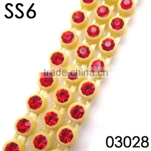 SS6 Rhinestone Banding, Cabuchon, Furniture Accessories for Jewelry,10yards Rhinestone Trimming thumbnail-1