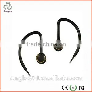 Slender Manner Soft Ear Hook Support In-ear Stereo Earphone thumbnail-1