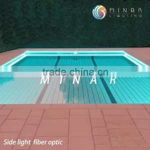Diameter 8mm Side Light Fiber Optic Cable, Fiber Optic Side Glow Cable Lighting thumbnail-2