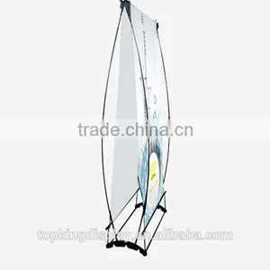 High Quality Popular Portable Practical Advertising Twin Banner/Twin Screen Model H for Display Banner Stand thumbnail-2