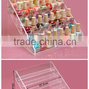 Acrylic Clear Nail Polish Storage Box Plastic Display Box for Nail Polish thumbnail-3