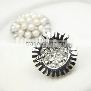 Pearls Zircon Cheap Wholesale Brooch thumbnail-2